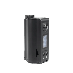 Three Dovpo Topside Dual Squonk Mods in grey, red, and black with digital displays.