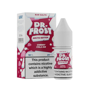 Dr Frost Arctic Cherry Cola Ice Flavour 10ml Nic Salt Vape E-liquid - Perfect for Refillable Vape Kits