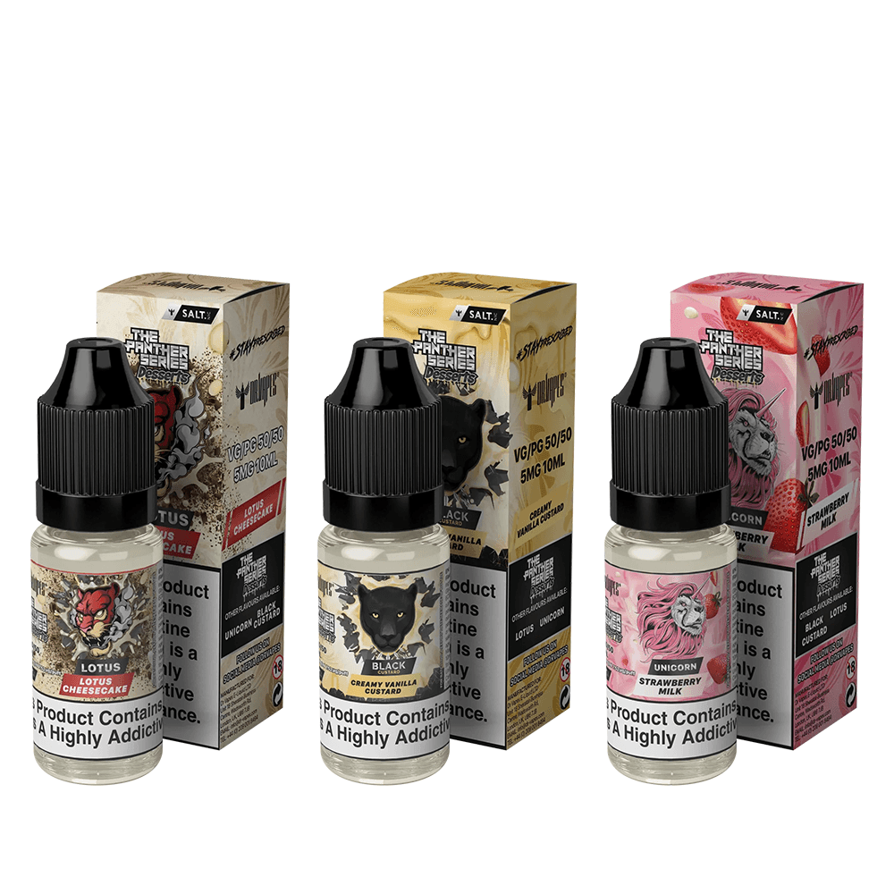 Dr.Vapes PANTHER SERIES DESSERTS 10ml Salts | Ecigone Vape Shop Uk