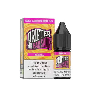 Drifter Bar Salts Mango Ice Flavour 10ml Nic Salt E-liquid - Perfect for Refillable Vape Kits