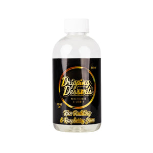 Dripping Desserts Rice Pudding & Raspberry Jam Flavour 200ml Shortfill E-liquid perfect for Sub-ohm Vape Tanks & Sub-ohm Vape Kits
