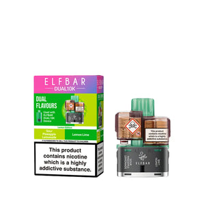Elf Bar Dual 10K Refill Pods for the Elf Bar Dual 10k Vape Kit - Lemon Edition - Sour Pineapple Lemonade - Lemon Lime