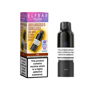 Elf Bar Plus 50 Cola Flavour Refill Pod for the Elf Bar Plus 50 Vape Kit