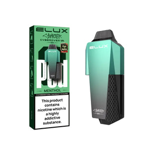 Elux Cyberover 6K Refill Pods for the Elux Cyberover Prefilled Pod Vape Kit - Menthol Flavour
