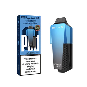 Elux Cyberover 6K Refill Pods for the Elux Cyberover Prefilled Pod Vape Kit - Mr Blue Flavour
