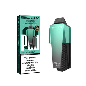 Elux Cyberover 6K Refill Pods for the Elux Cyberover Prefilled Pod Vape Kit - Rainbow Flavour