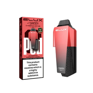 Elux Cyberover 6K Refill Pods for the Elux Cyberover Prefilled Pod Vape Kit - Strawberry Raspberry Cherry Flavour
