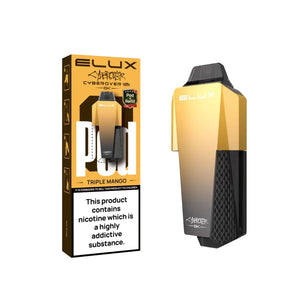 Elux Cyberover 6K Refill Pods for the Elux Cyberover Prefilled Pod Vape Kit - Triple Mango Flavour