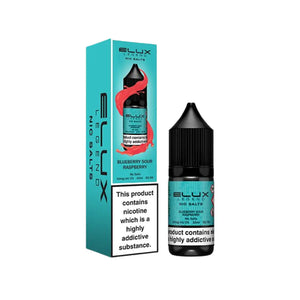 Elux Legend 10ml Nic salt e-liquid Blueberry Sour Raspberry Flavour - works great with Pod Vape Kits & Starter Vape Kits