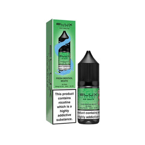 Elux Legend 10ml Nic salt e-liquid Fresh Menthol Mojito Flavour - works great with Pod Vape Kits & Starter Vape Kits