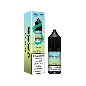 Elux Legend 10ml Nic salt e-liquid Menthol Flavour - works great with Pod Vape Kits & Starter Vape Kits