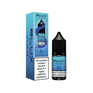 Elux Legend 10ml Nic salt e-liquid Mr Blue Flavour - works great with Pod Vape Kits & Starter Vape Kits