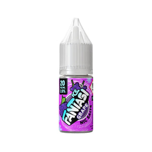 Fantasi Ice Grape Ice Flavour 10ml Nic Salt E-liquid perfect for Refillable Vape Kits