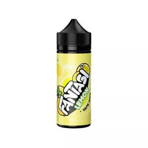 Fantasi Lemon 100ml vape juice bottle on a white background