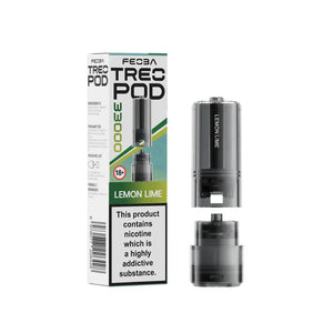 Feoba Treo Lemon Lime Flavour Refill Pods for the Feoba Treo 33K Prefilled Pod Vape Kit