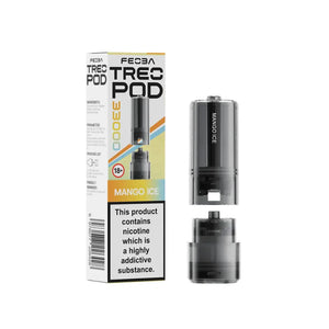 Feoba Treo Mango Ice Flavour Refill Pods for the Feoba Treo 33K Prefilled Pod Vape Kit