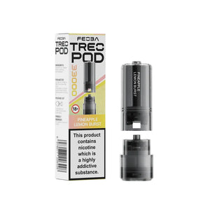 Feoba Treo Pineapple Lemon Burst Flavour Refill Pods for the Feoba Treo 33K Prefilled Pod Vape Kit