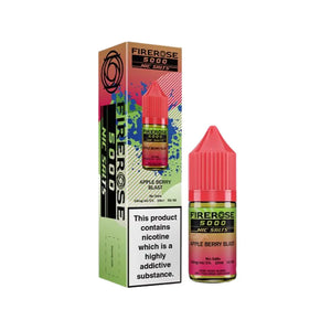 Firerose 5000 By Elux 10ml Salt Apple Berry Blast Flavour - Perfect for Refillable Pod Vape Kit & Starter Vape Kits