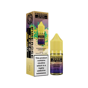 Firerose 5000 By Elux 10ml Salt Blackcurrant Lemonade Flavour - Perfect for Refillable Pod Vape Kit & Starter Vape Kit