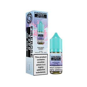 Firerose 5000 By Elux 10ml Salt Blue Razz Gummy Flavour - Perfect for Refillable Pod Vape Kit & Starter Vape Kits