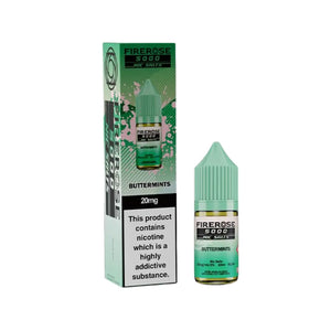 Firerose 5000 By Elux 10ml Salt Buttermints Flavour - Perfect for Refillable Pod Vape Kit & Starter Vape Kits