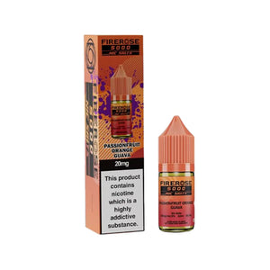Firerose 5000 By Elux 10ml Salt Passionfruit Orange Guava Flavour - Perfect for Refillable Pod Vape Kit & Starter Vape Kits