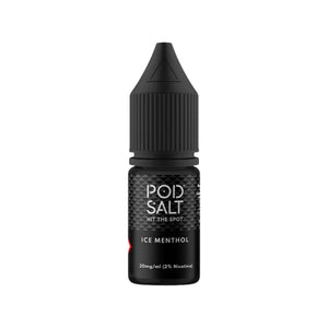 Pod Salt Core Ice Menthol Flavour 10ml Nic Salt E-liquid perfect for Refillable Vape Kits