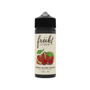Frukt Cyder Cherry Blood Orange Flavour 100ml Shortfill Vape Juice Great for Sub-ohm Vape Kits & Sub-ohm Vape Tanks