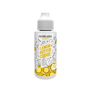 Future Juice Elixir Lemon Butter Cookie Flavour 100ml Shortfill Vape Juice Great for Sub-ohm Vape Kits & Sub-ohm Vape Tanks