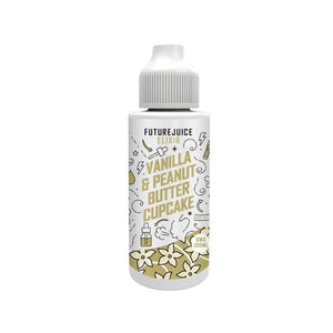 Future Juice Elixir Vanilla & Peanut Butter Cupcake Flavour 100ml Shortfill Vape Juice Great for Sub-ohm Vape Kits & Sub-ohm Vape Tanks