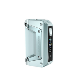 Three Geekvape Aegis Legend 3 Mods in black, blue, and red.