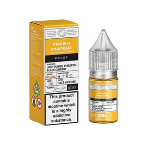 Glas Basix Juicy Fresh Mango Flavour 10ml Nic Salt E-liquid perfect for Refillable Vape Kits