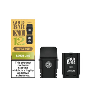 Gold Bar XL Lemon Lime Refill Pods for the Gold Bar XL Pod Vape Kit