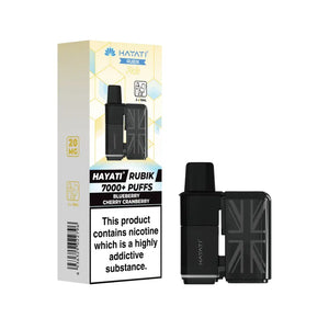 Hayati Rubik 7000 Blueberry Cherry Cranberry Refill Pod for the Hayati Rubik 7000 Vape Kit