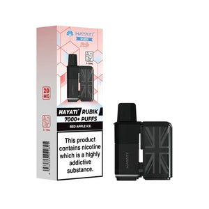 Hayati Rubik 7000 Red Apple Ice Refill Pod for the Hayati Rubik 7000 Vape Kit