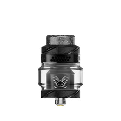 Three Hellvape Dead Rabbit Solo 2 RTAs lined up on a white background.