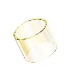 Hellvape Dead Rabbit V3 RTA Colourful Glass Tube for the Hellvape Dead Rabbit 3 RTA in rainbow, faint yellow, and blue.