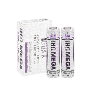 Hohm Tech Batteries Twin Pack MEGA 18650 Vape Battery