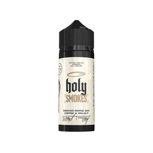 Holy Smokes Smoked Maple Oak Coffee & Walnut Flavour 100ml Shortfill E-liquid Great For Sub-ohm Vape Kits & Sub-ohm Vape Tanks