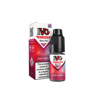 IVG Intense Nic Salt Fizzy Cherry Flavour perfect for Pod Vape Kits and Starter Vape Kits