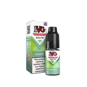 IVG Intense Nic Salt Spearmint Flavour perfect for Pod Vape Kits and Starter Vape Kits
