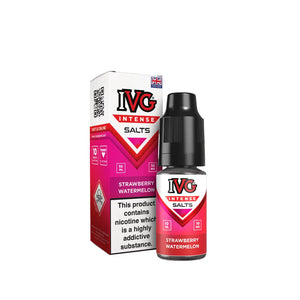IVG Intense Nic Salt Strawberry Watermelon Flavour perfect for Pod Vape Kits and Starter Vape Kits