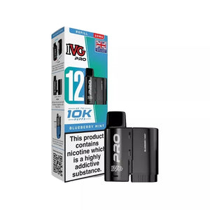 IVG Pro 12 Blueberry Mint Flavour Refill Pod for the IVG Pro 12 Kit