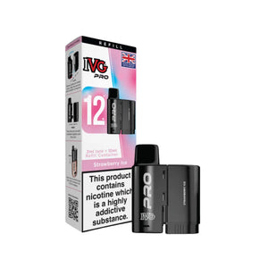 IVG Pro 12 Strawberry Ice Flavour Refill Pod for the IVG 12 Pro Vape Kit