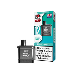 IVG Smart Max 10K Refill Pods for the IVG Smart Max 10k Kit - Classic Menthol Flavour