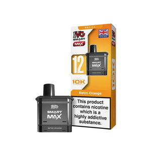 IVG Smart Max 10K Refill Pods for the IVG Smart Max 10k Kit - Retro Orange Flavour