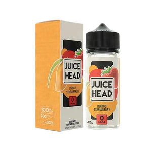 Juice Head Mango Strawberry Flavour 100ml Shortfill Vape Juice Perfect for Sub-ohm Vape Kits & Sub-ohm Vape Tanks