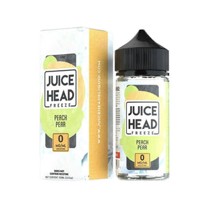 Juice Head Peach Pear Freeze Flavour 100ml Shortfill E-liquid Great for Sub-ohm Vape Kits or Sub-ohm Vape Tanks