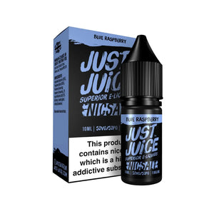 Just Juice Blue Raspberry Flavour 10ml Nic Salt E-liquid perfect for Refillable Vape Kits
