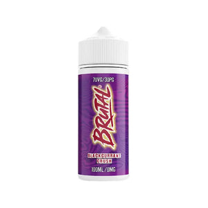 Just Juice Brutal Drinks Blackcurrant Crush Flavour 100ml Shortfill E-liquid for DTL Vaping with Sub-ohm Vape Tanks & Sub-ohm Vape Kits